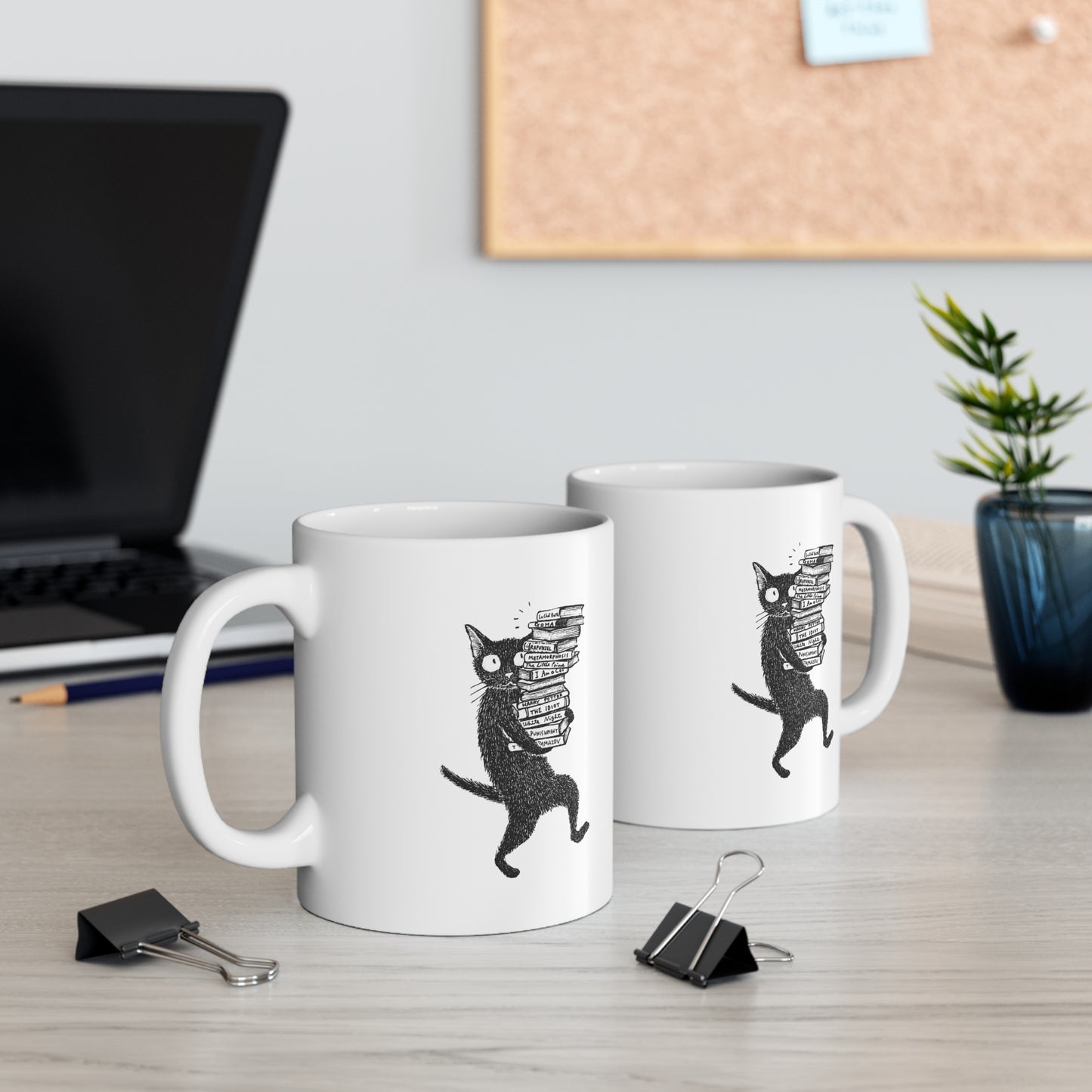 Overbooked Cat Mug