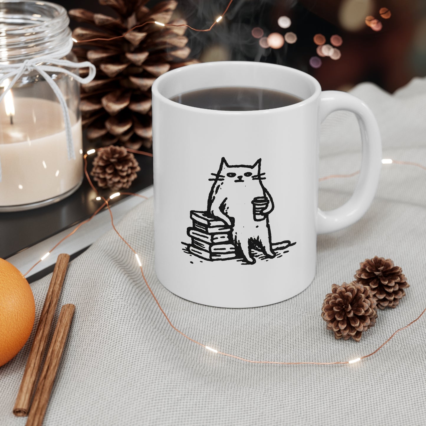 Morning Mood Cat Mug