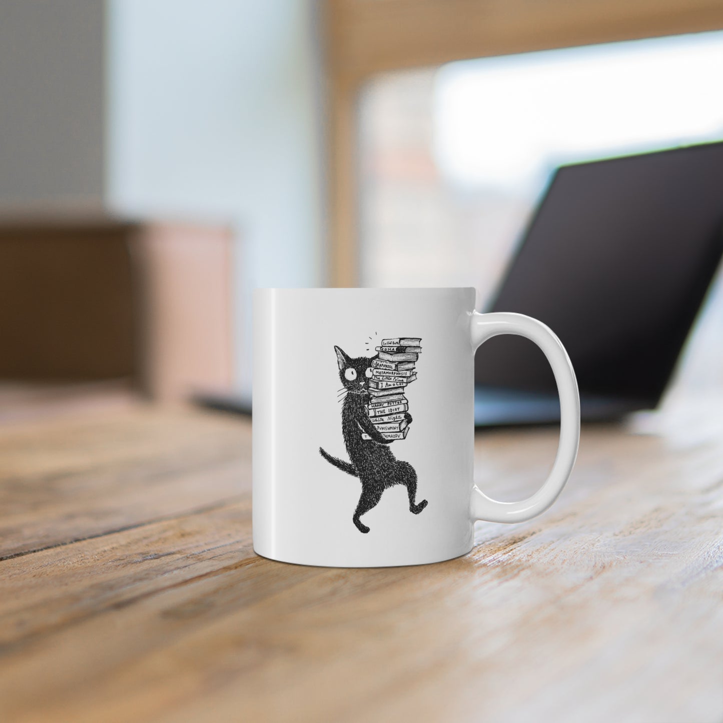 Overbooked Cat Mug